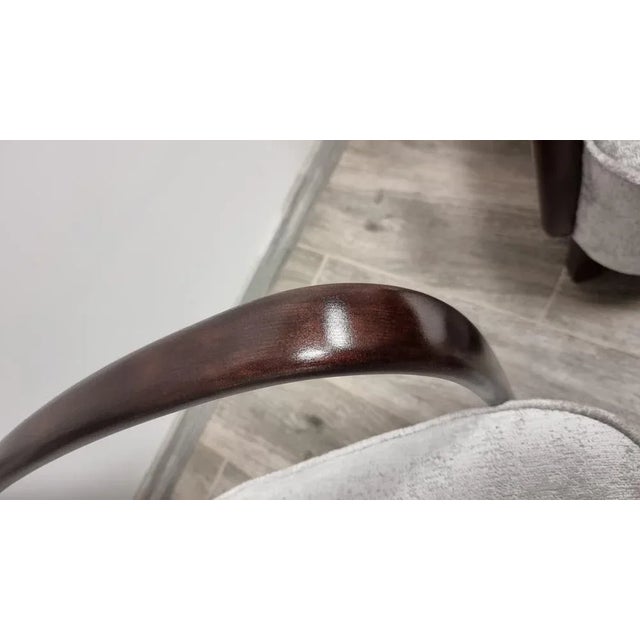 Set of Armchairs by Jindrich Halabala for Up Závody, 1960s For Sale - Image 10 of 11