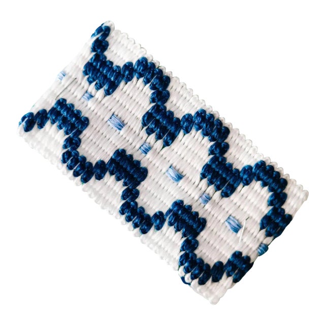 Summer in Crete 2.5" Tape Trim Navy For Sale