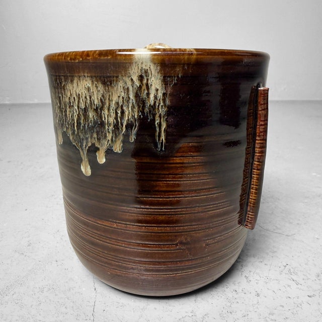 Takatori Mizusashi Ceramic Water Jar, 1970s For Sale - Image 15 of 16