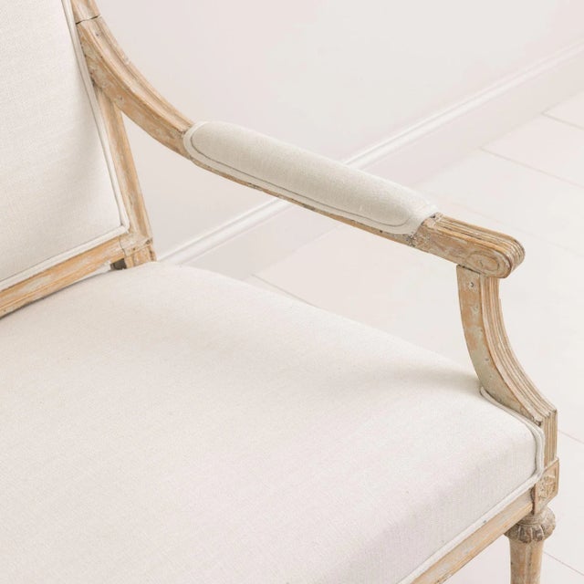 18th Century Swedish Gustavian Period Sofa Bench in Original Patina For Sale - Image 9 of 13