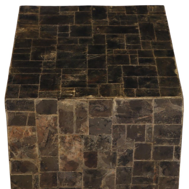 Early 21st Century A Mica End Table or Small Coffee Table, in the Manner of Jean-Michel Frank For Sale - Image 5 of 6