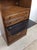 Vintage Campaign Style Oak Wall Unit With Brass Hardware For Sale - Image 10 of 17