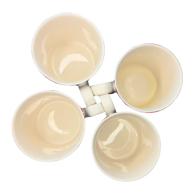 American Noritake 'Twas the Night Before Christmas Scotty Dog Mugs Coffee Cups- Set of 4 For Sale - Image 3 of 9