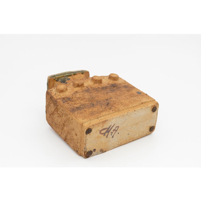 Mid-Century Modern Brutalist Studio Vase by Curt Magnus Addin, 1970s For Sale - Image 3 of 4