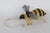 Late 20th Century Robert Stanley Bumblebee Christmas Ornament Blown Glass With Glitter Top 4495b For Sale - Image 5 of 12