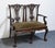 Henredon Henredon Furniture Solid Mahogany Traditional Chippendale Style Settee For Sale - Image 4 of 9