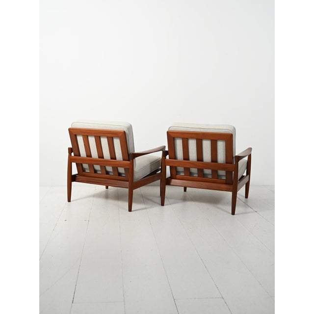 1960s Scandinavian Kölding Armchairs by Erik Wørts, 1960s, Set of 2 For Sale - Image 5 of 13
