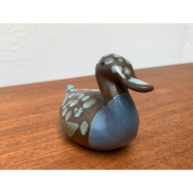 Mid-Century Ceramic Duck Figurine, 1960s, in Very Good conditions. Designed 1960 to 1969