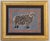 2020s Cleo Plowden Folk Art Ram Sheep Minimalism AmericanWhite Mauve Oiginal Oil Painting For Sale - Image 5 of 7