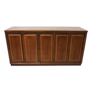 Walnut Mid Century Credenza by Broyhill Forward 70 Premier Collection For Sale