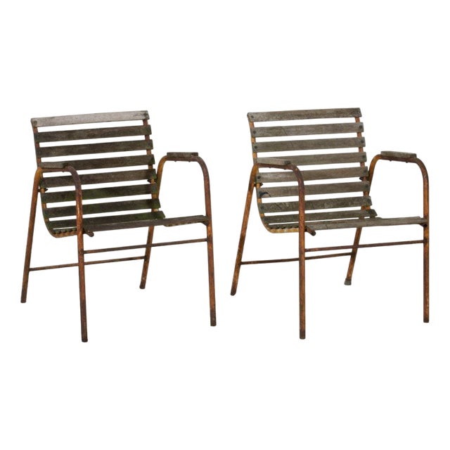 Set of Swedish Garden Chairs, 1900 For Sale