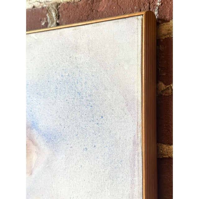 Textile Large Abstract on Canvas by Edith A. Smith (Virginia) For Sale - Image 7 of 9