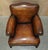 Set of Art Deco Hand Dyed Cigar Brown Leather Club Armchairs For Sale - Image 13 of 18