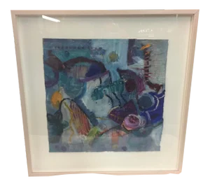 Elke Behrens Abstract Painting "Berkeley 94707