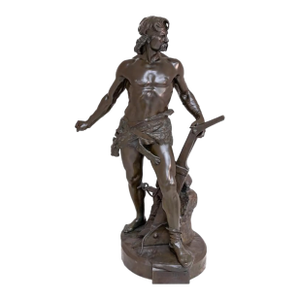 Emile Boisseau "Ense Et Aratro" Patinated Bronze for Tiffany & Co.