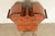 Baker Furniture Style Georgian Burl Wood Inlaid and Hand Painted Drop Front Secretary Desk With Bookcase Hutch Top For Sale - Image 12 of 15