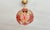 Mid-Century Modern 1970s Mid-Century Modern Style Hand-Painted Salmon Pink Glass Floral Globe Chandelier⁠ For Sale - Image 3 of 17