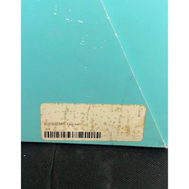 Tiffany Blue Tiffany & Co. American Majolica “Blackberries” Tea Service With Original Box, Circa 1880–1900 For Sale - Image 8 of 12