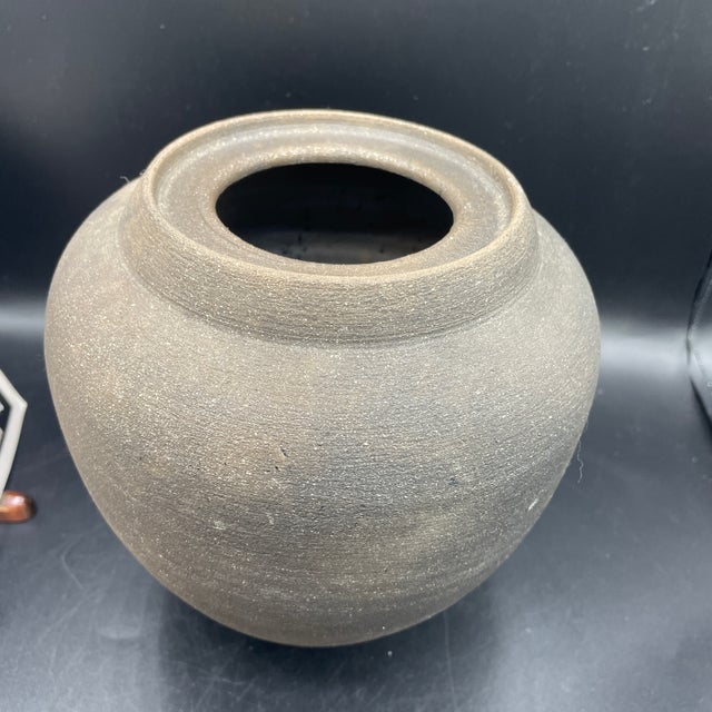 Ceramic Carol Green Studio Matte Mica Vase With Trade Sheet For Sale - Image 7 of 10