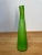 Large Mid-Century Modern Green Art Glass Bottle Vase For Sale - Image 4 of 7