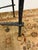 Metal Iron & Tempered Glass Console Table, in the Style of Giametti For Sale - Image 7 of 12