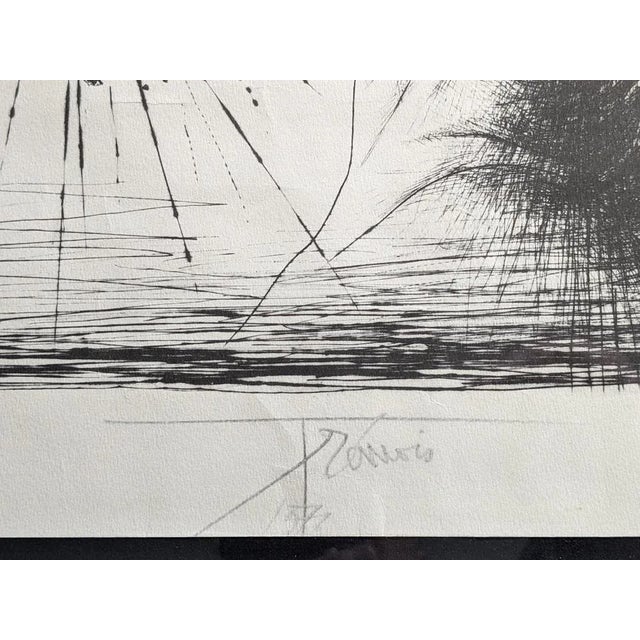 Pierre-Yves TRÉMOIS Atlas / The solar explosion 1970 Original engraving Hand - Signed in pencil and annotated EA Excellent...