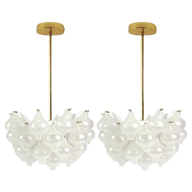 Tulipan Light Fixtures attributed to J. T. Kalmar for Kalmar, 1970s, Set of 2 For Sale - Image 9 of 9