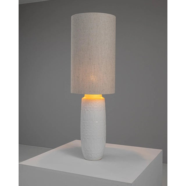 20th Century German Ceramic Table Lamp For Sale - Image 11 of 12