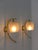 Mid-Century Modern Glass and Brass Wall Lamps by Pietro Chiesa for Fontana Arte, Italy, 1940s, Set of 2 For Sale - Image 3 of 18