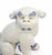 Japanese Hirado Porcelain Lion Dog Sculpture, 1880 For Sale - Image 6 of 10