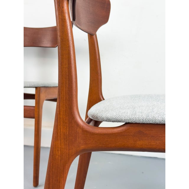 Wood Danish Teak Dining Chairs from Schionning & Elgaard, 1960s, Set of 4 For Sale - Image 7 of 18