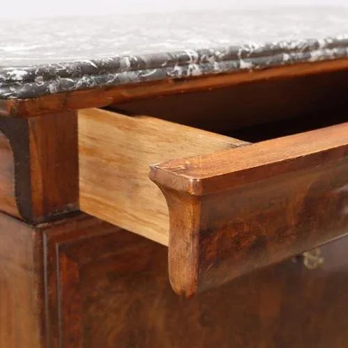 19th Century Secretary in Walnut, France For Sale - Image 4 of 13