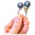 Bochic “Orient” Vintage South Sea Pearl & Fancy Sapphires Ring Set 18K Gold & Si For Sale - Image 4 of 9
