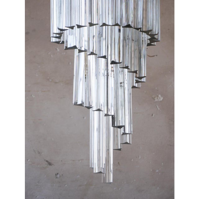 Vintage Murano Glass Chandeliers, 1970s, Set of 2 For Sale - Image 6 of 11