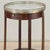 Oxblood Red Louis XVI Mahogany Table ~ Gueridon With Carrara Marble and Brass For Sale - Image 8 of 18