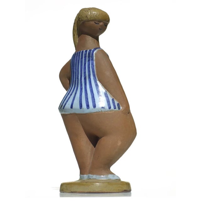 This 'Dora' ABC Girls stoneware figure was designed by Lisa Larson in Gustavsberg in 1958.