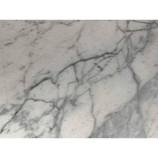Eero Saarinen for Knoll Studio Arabescato Marble Dining Table, 54 Inches For Sale In San Francisco - Image 6 of 12