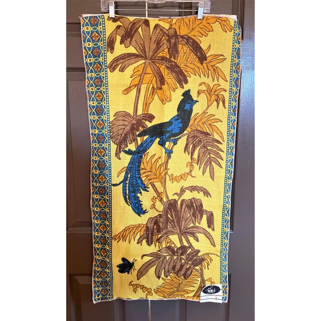 Textile Vintage 1960s Designer Textile - Frameable Art by House of Van Luit For Sale - Image 7 of 7