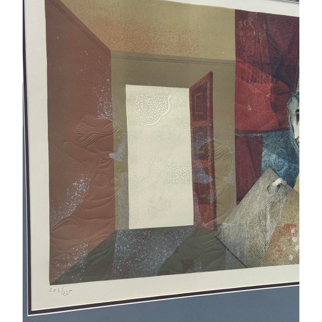 Late 20th Century "L'Inspiration" by Alvar Suñol Signed & Framed Limited Edition Print For Sale - Image 10 of 10