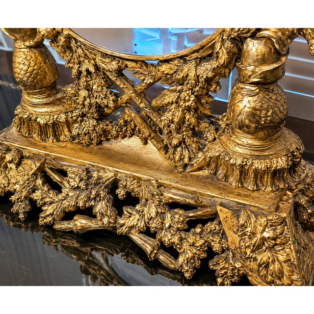 Rococo Antique Rococo-Style Tabletop Vanity Mirror For Sale - Image 3 of 4