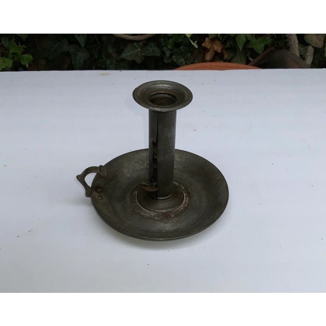 American 18th Century Candle Holder For Sale - Image 3 of 4