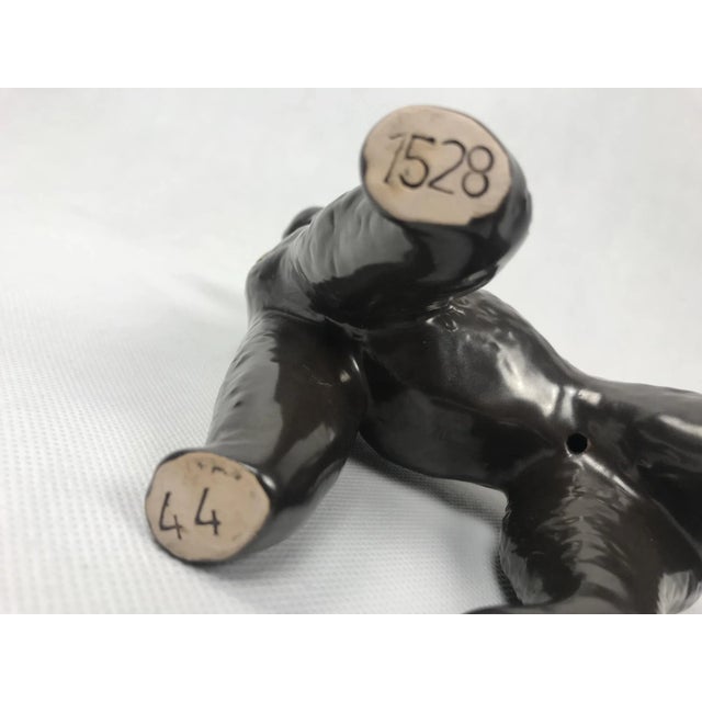 Ceramic Poodle Figurine from Znojmo, 1960s For Sale - Image 10 of 11