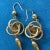 Metal Late 19th Century Victorian Love Knot Drop Earrings: A Dance of Gold - 2 Pieces For Sale - Image 7 of 9