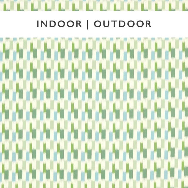 Harlequin Utto Fabric in Kelly/Sky - a Sample For Sale