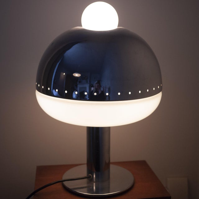 Silver Space Age Italian Mushroom Lights attributed to Goffredo Reggiani attributed to Reggiani Lighting, 1970s, Set of 2 For Sale - Image 8 of 16