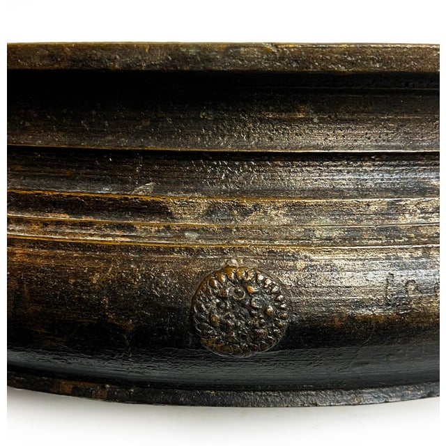 Antique Urli Bronze Bowl For Sale - Image 4 of 4