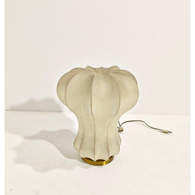 Metal Italian Cocoon Gatto Table Lamp by Achille and Pier Giacomo Castiglioni for Flos, 1960s For Sale - Image 7 of 12