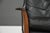 Black 1960s Knut Saeter Black and Rosewood Lounge Chair For Sale - Image 8 of 10