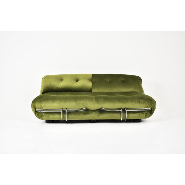 Mid-Century Modern Soriana Sofa by Afra & Tobia Scarpa for Cassina, 1970s For Sale - Image 3 of 12