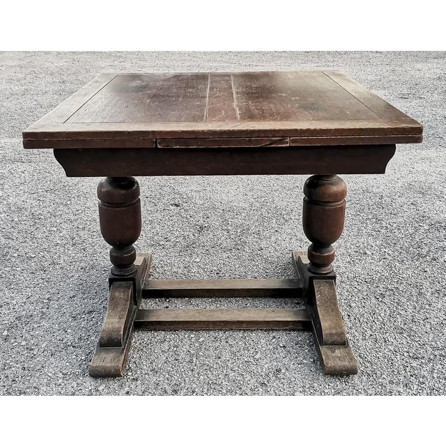 British Table in Oak, 1900 For Sale - Image 9 of 10